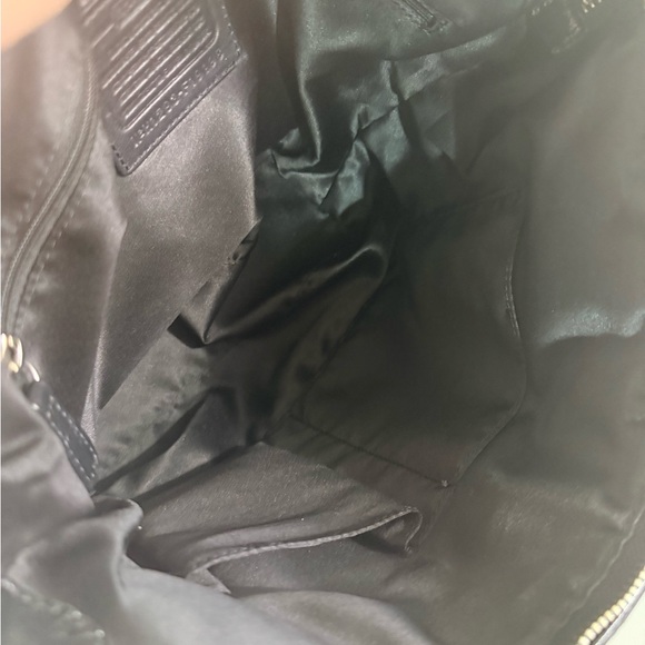 Coach Signature Sis Stitch Black Medium Tote Bag - Picture 11 of 13